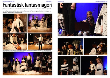 Fantasmagori, Kulturskolan Örebro 2014